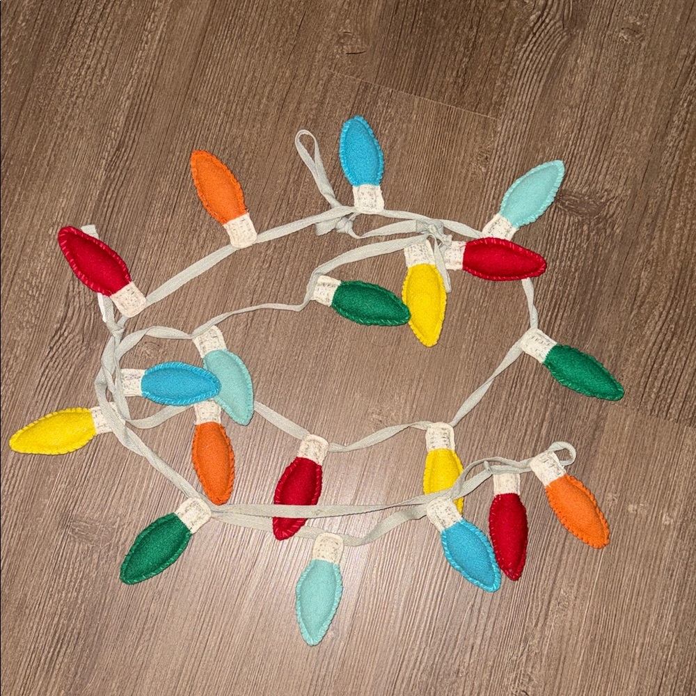 Festive Multicolor Felt Garland